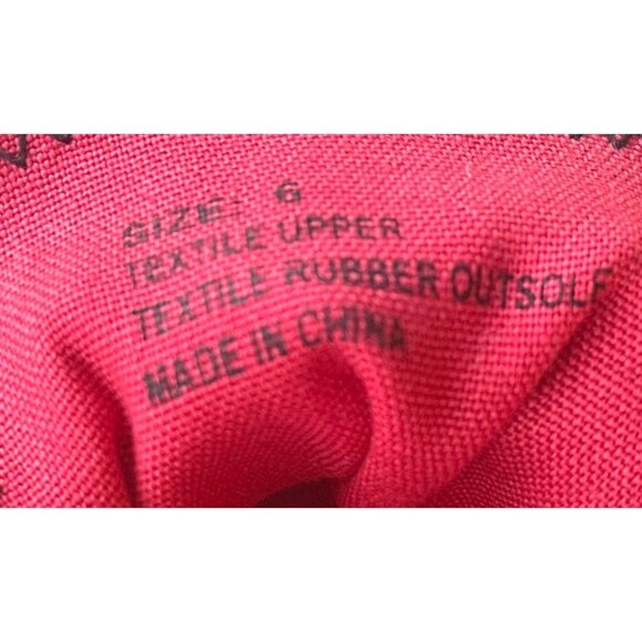 University of Oklahoma OU Sooners Low Top Canvas Shoes Adult Women's Size 6 - Picture 12 of 16